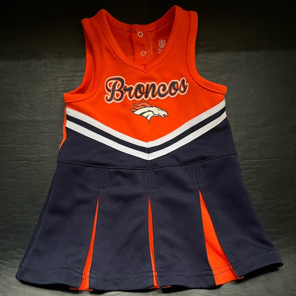 Denver Broncos One Piece Cheer Suit Size 12 months